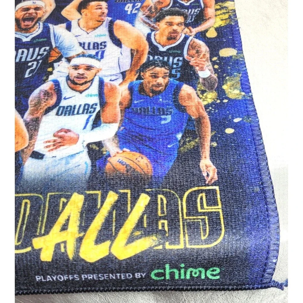 2 Chime Dallas Mavericks 2023-24 Basketball Sports Sideline Towels - 14.5